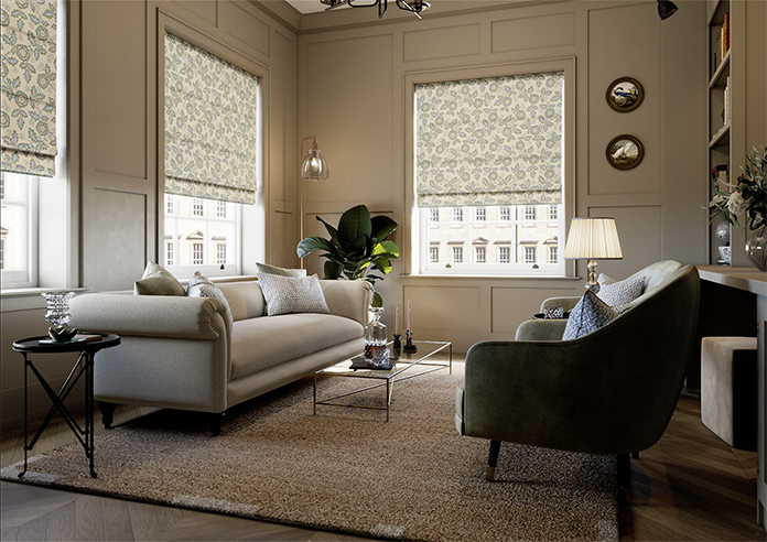Land & Shore River, Green - Roman Blind - Image 6